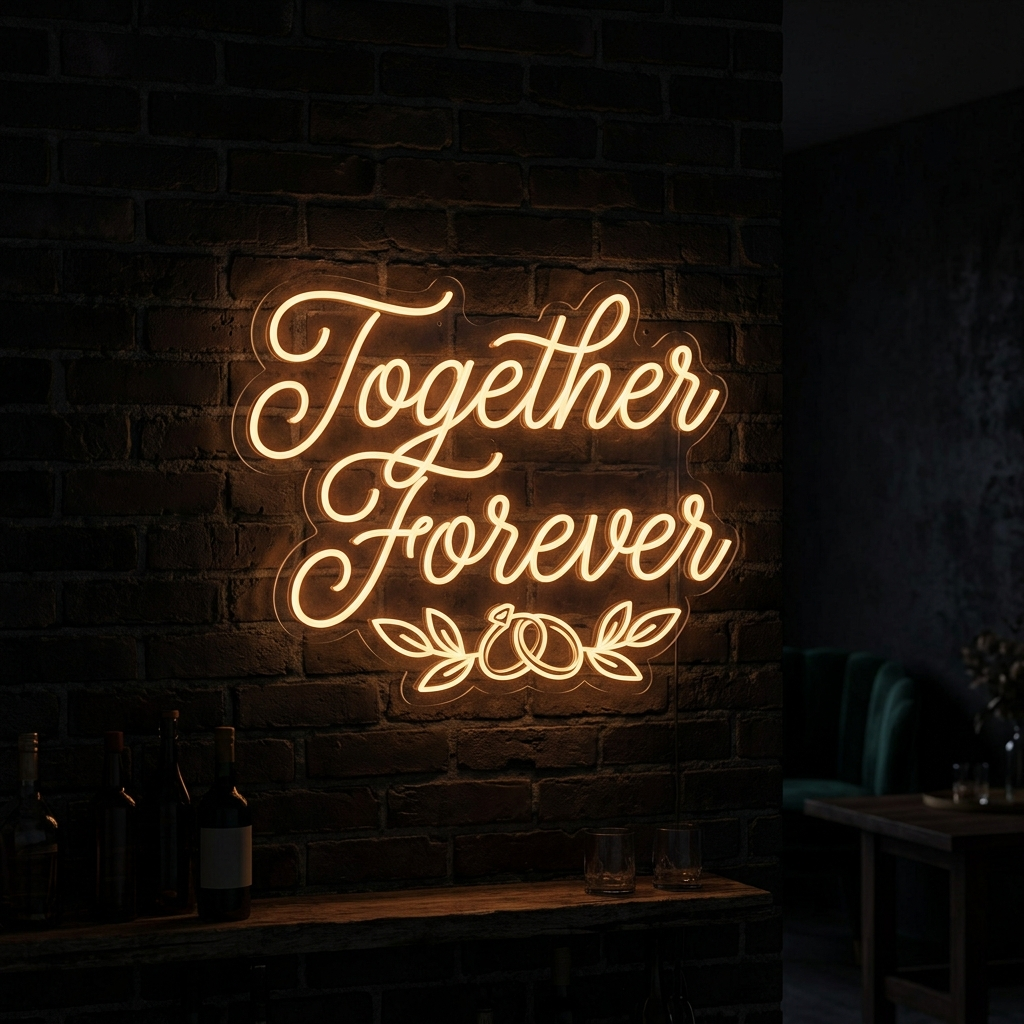 Together Forever Neon Sign For Romantic Decor