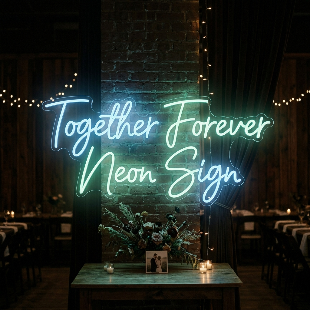 Together Forever Neon Sign For Weddings