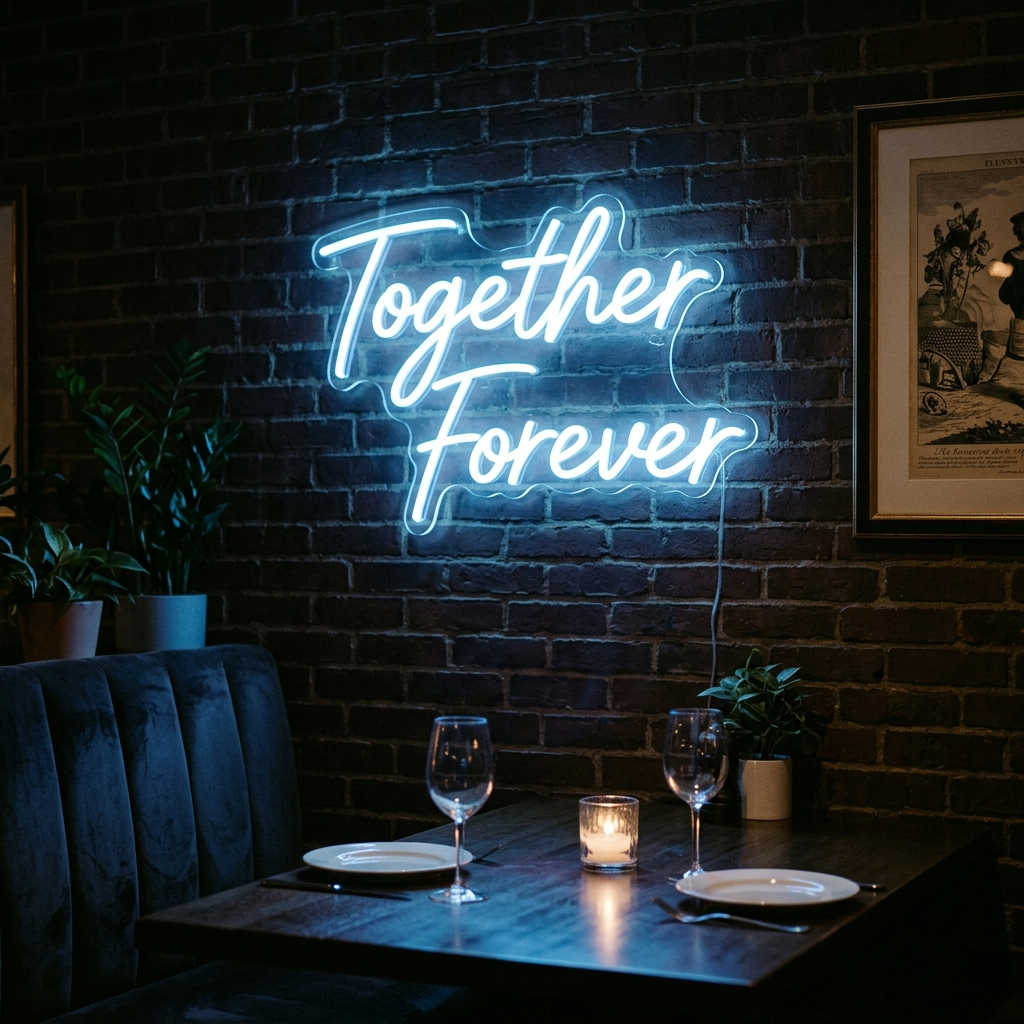 Together Forever Neon Sign For Romantic Spaces