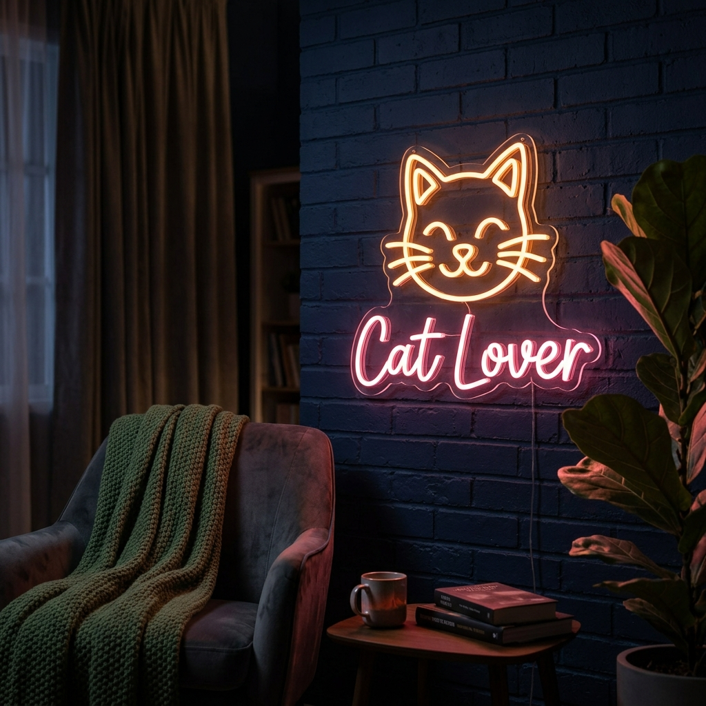 Cat Lover Neon Sign For Feline Enthusiasts