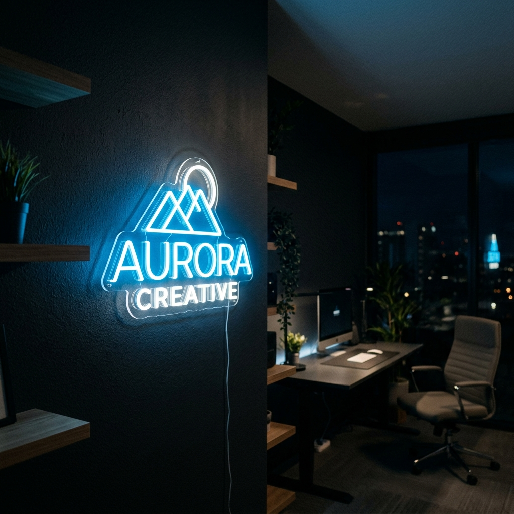 Personalized Neon Sign With Your Business Logo
