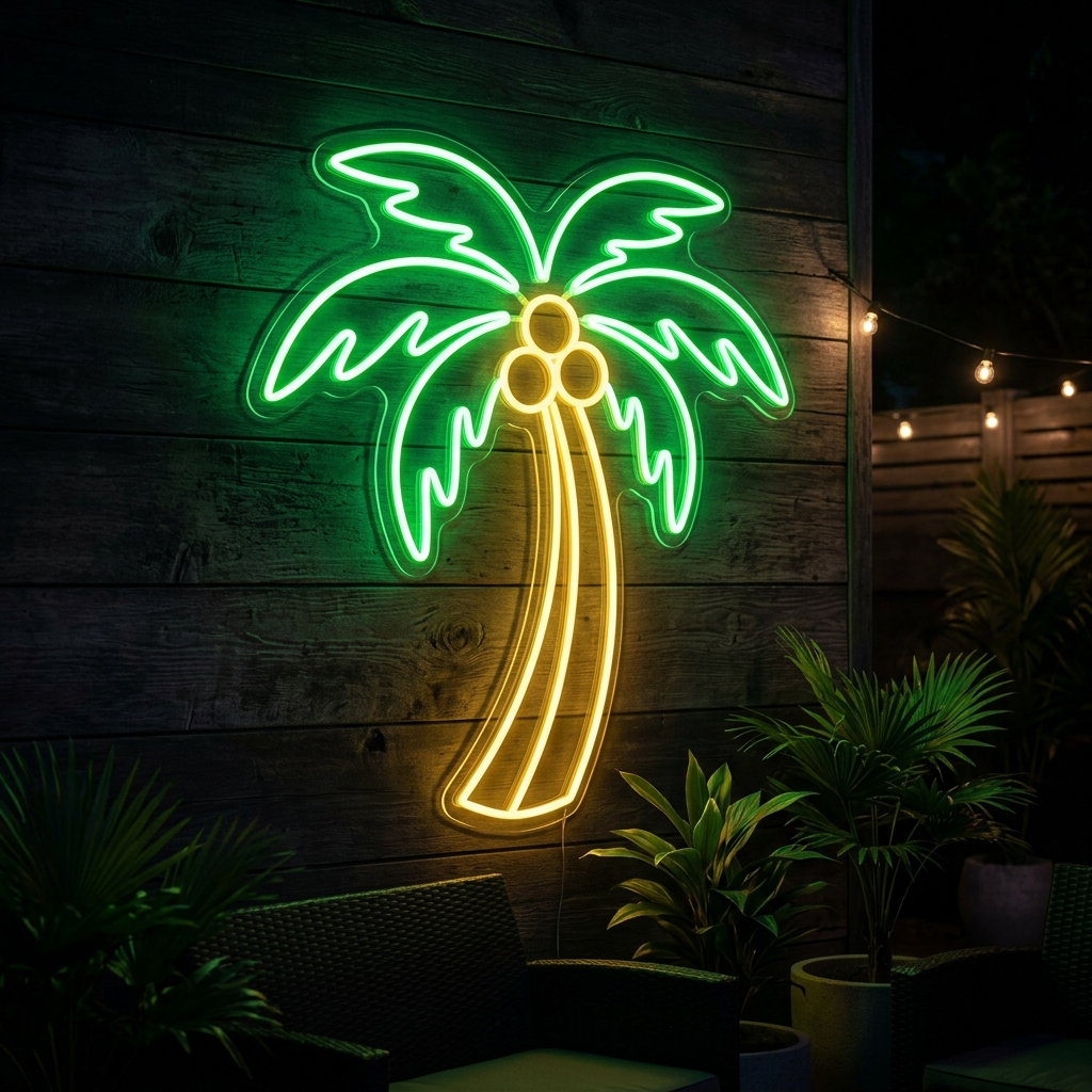 Palm Tree Custom Neon Sign