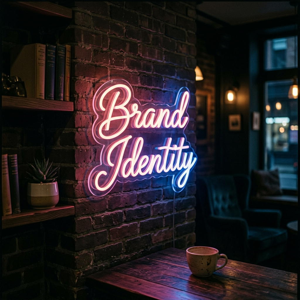 Custom Brand Identity Neon Sign For Businesses