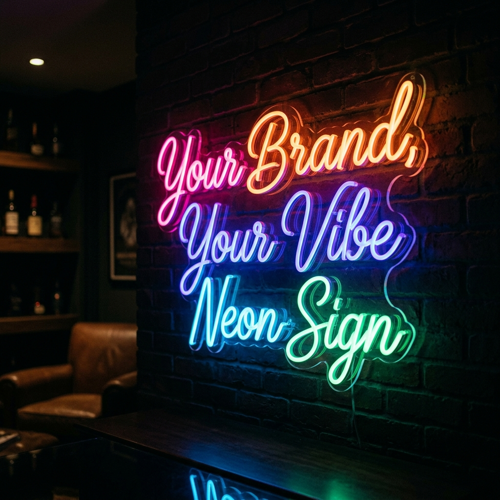 Your Brand, Your Vibe Neon Sign