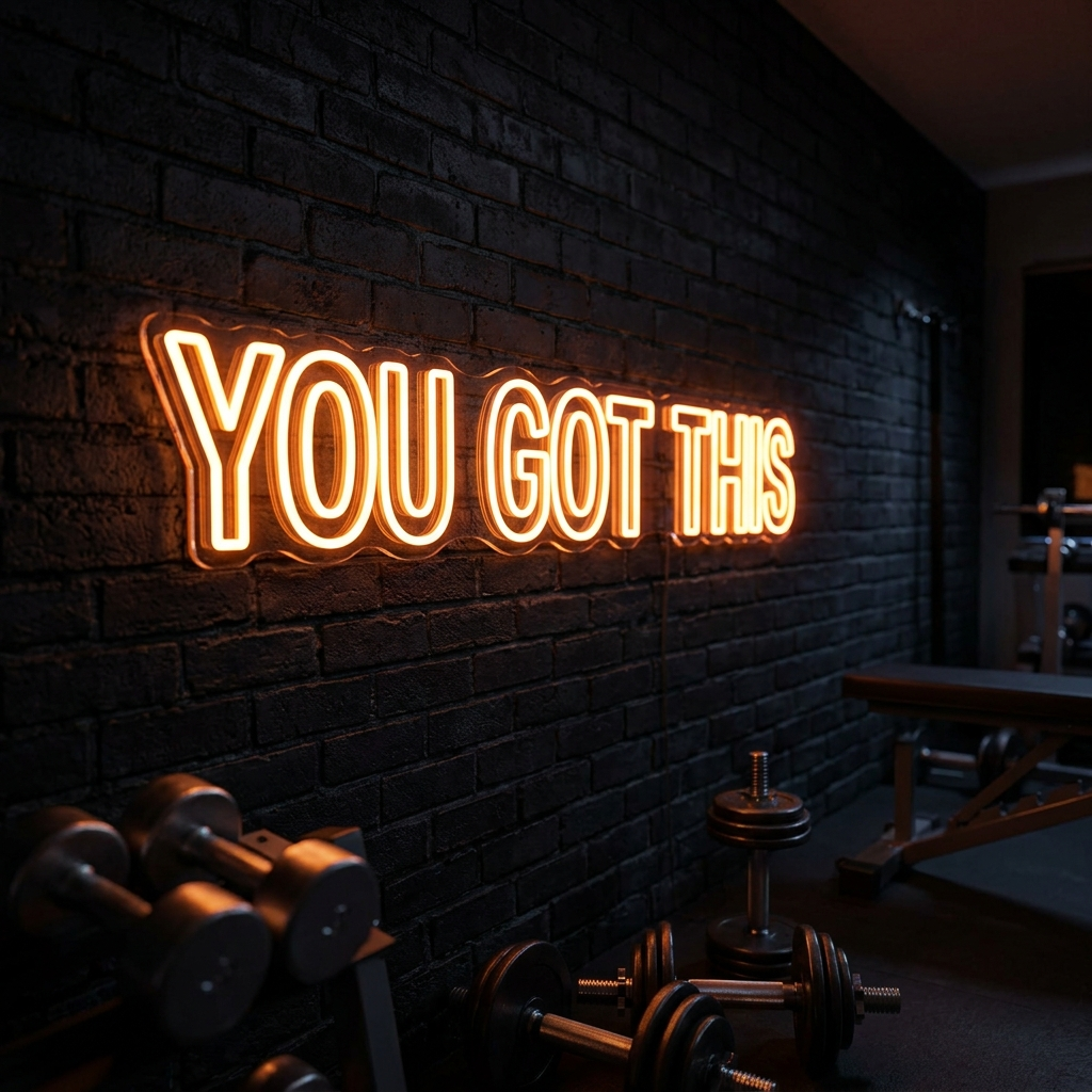 Custom Neon You Got This Handwriting Sign