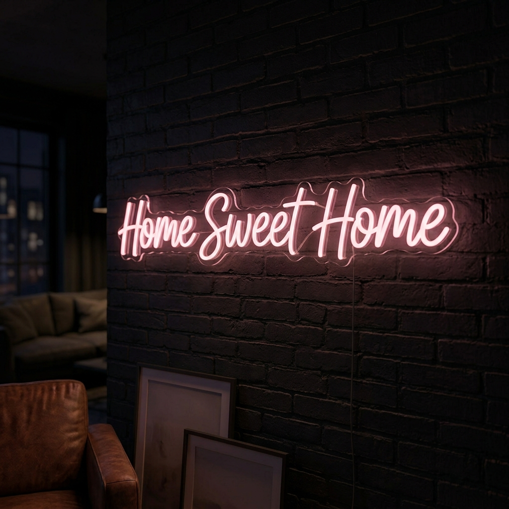 Home Sweet Home Custom Neon Sign For Cozy Spaces