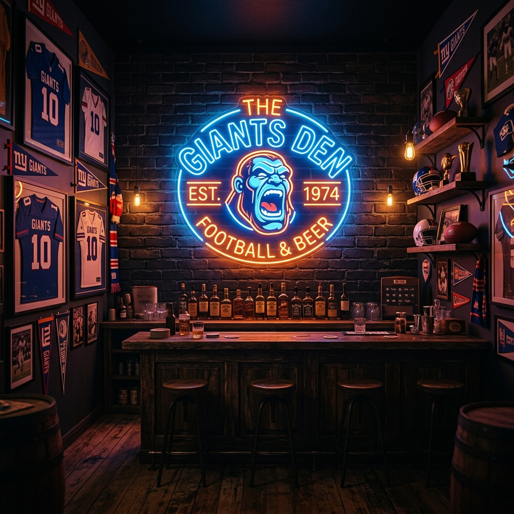 Personalized Sports Team Neon Sign