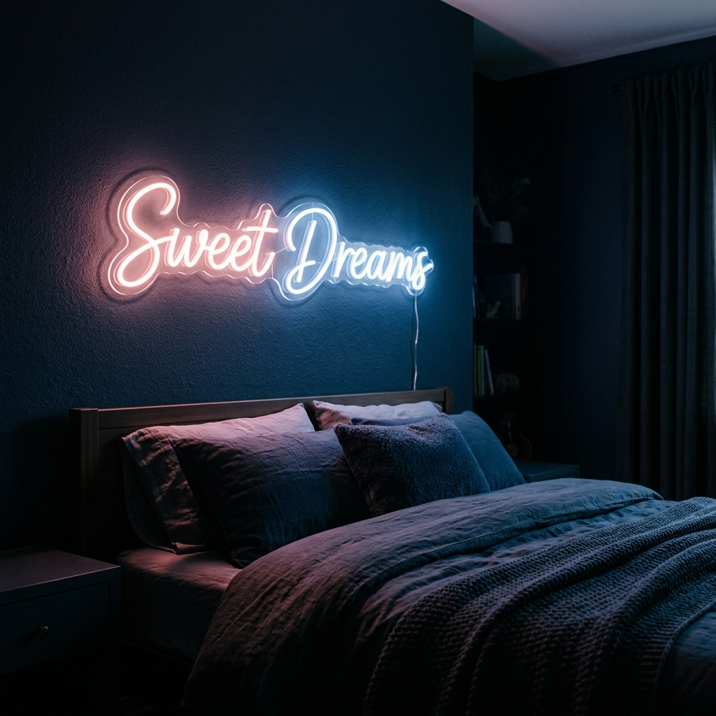 Sweet Dreams Neon Sign For Kids Bedroom