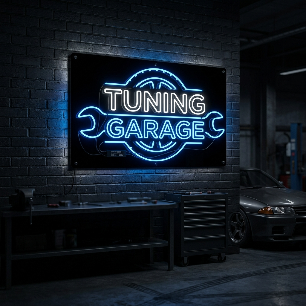 Tuning Garage Neon Sign For Customization Lovers