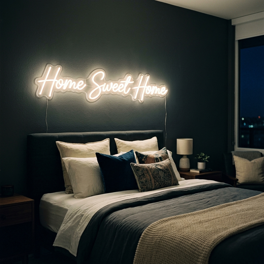 Home Sweet Home Neon Sign For Bedroom