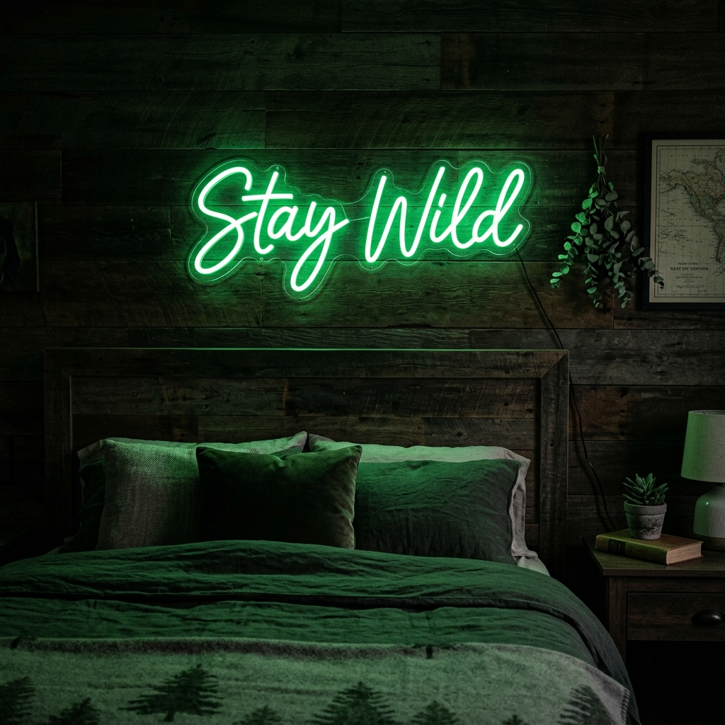 Stay Wild Neon Sign For Bedroom