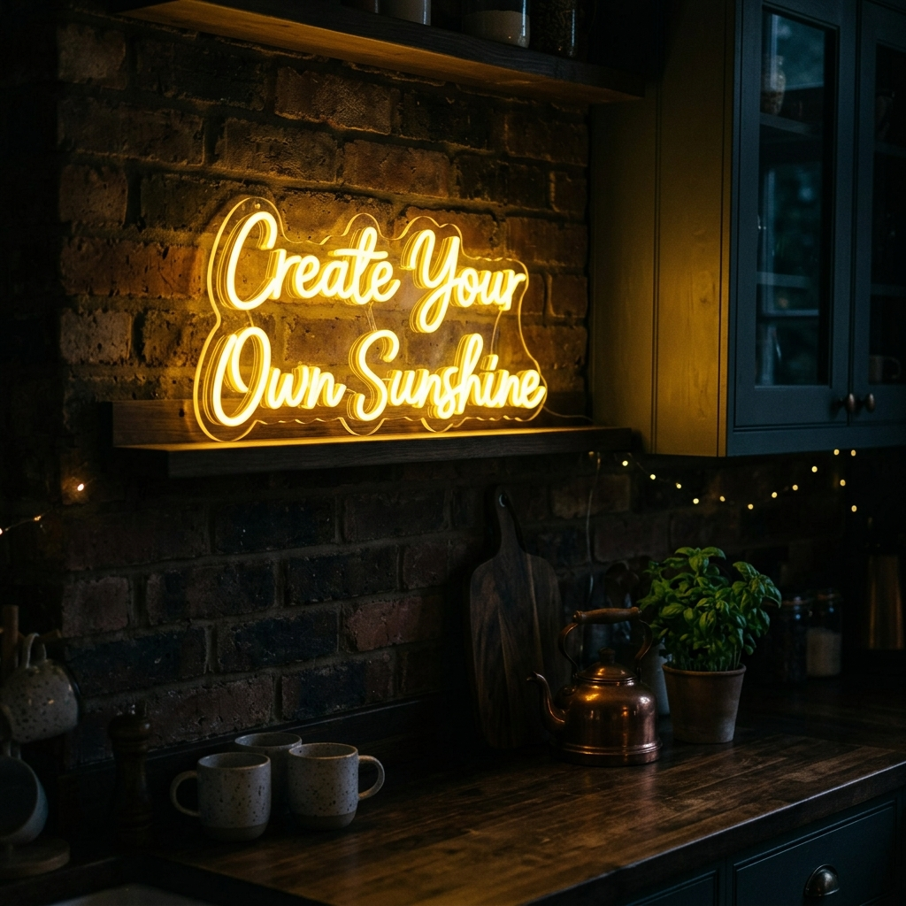 Create Your Own Sunshine Mini Neon Sign