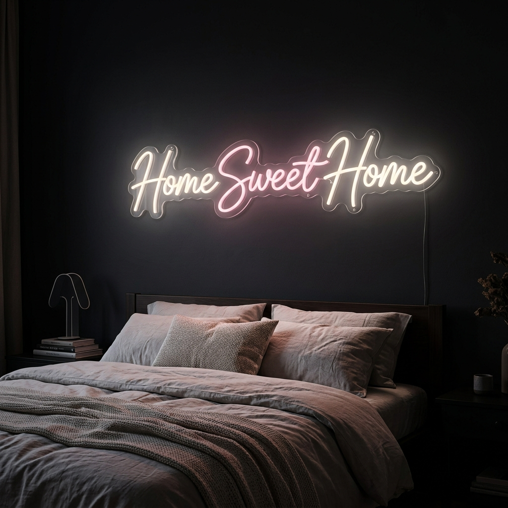 Home Sweet Home Neon Sign For Cozy Decor