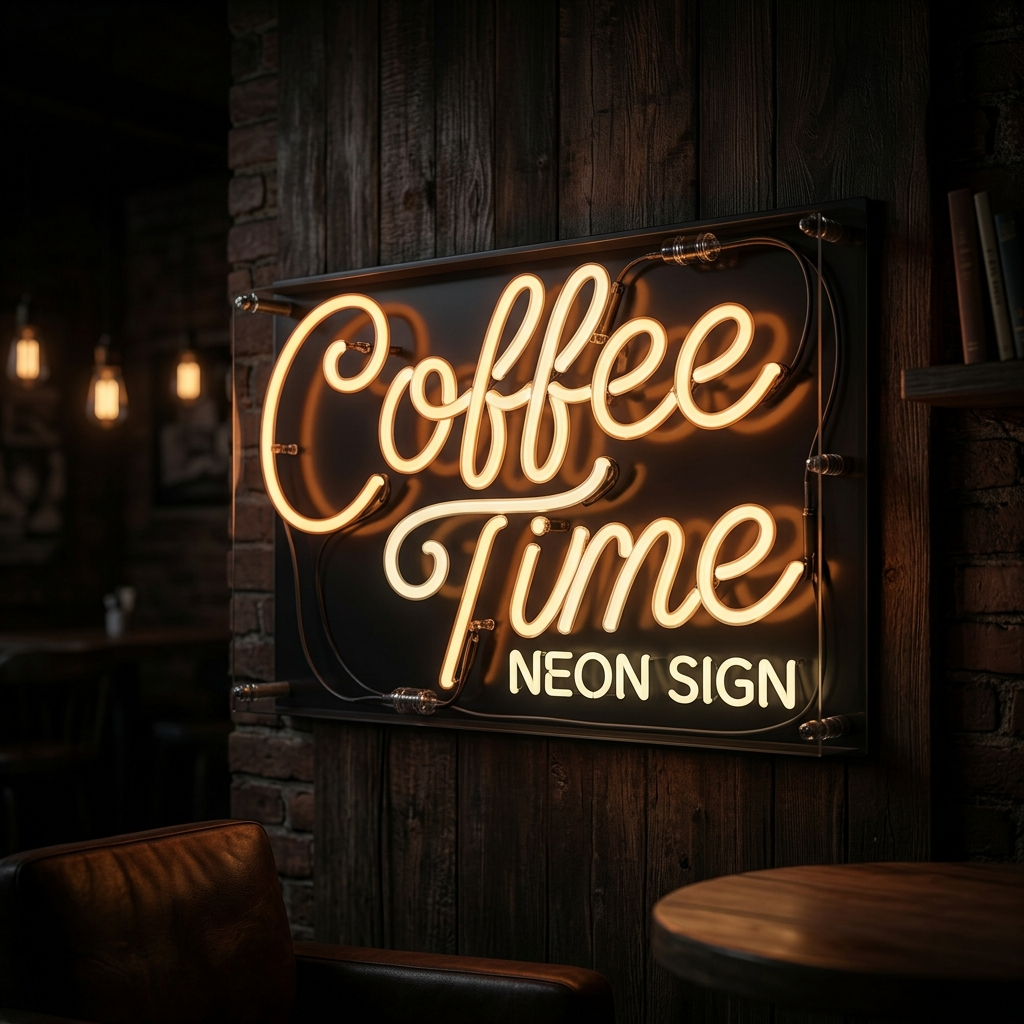 Coffee Time Neon Sign For Cafe Lovers
