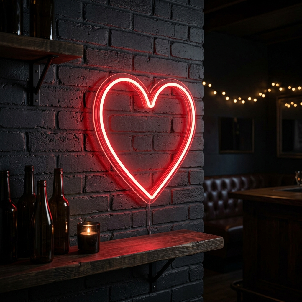 Heart Neon Sign For Romantic Decor