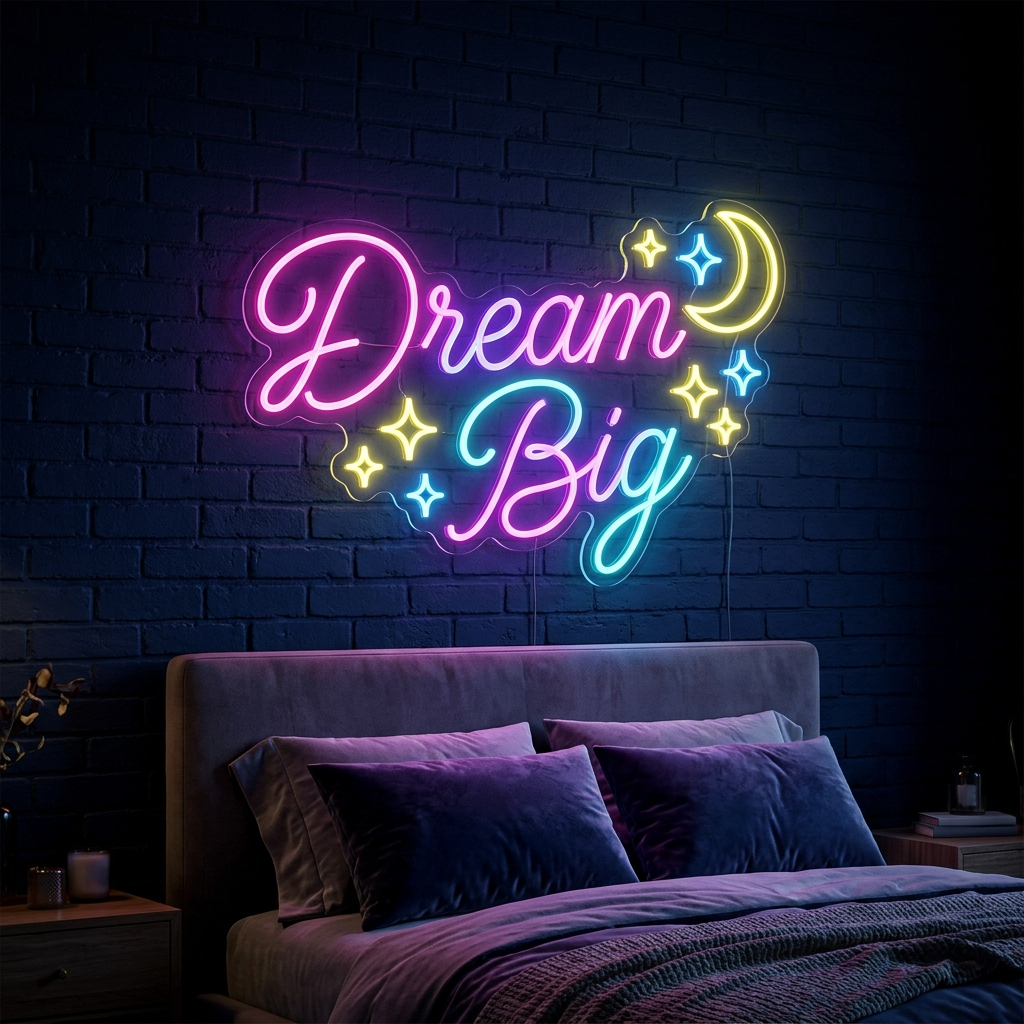 Dream Big Neon Sign For Your Space