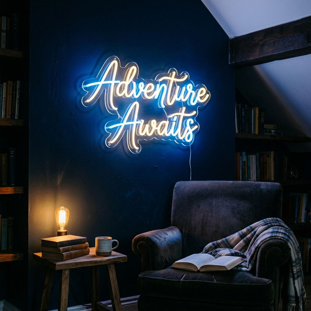 Epic Fantasy Quote Neon Sign For Fantasy Fans