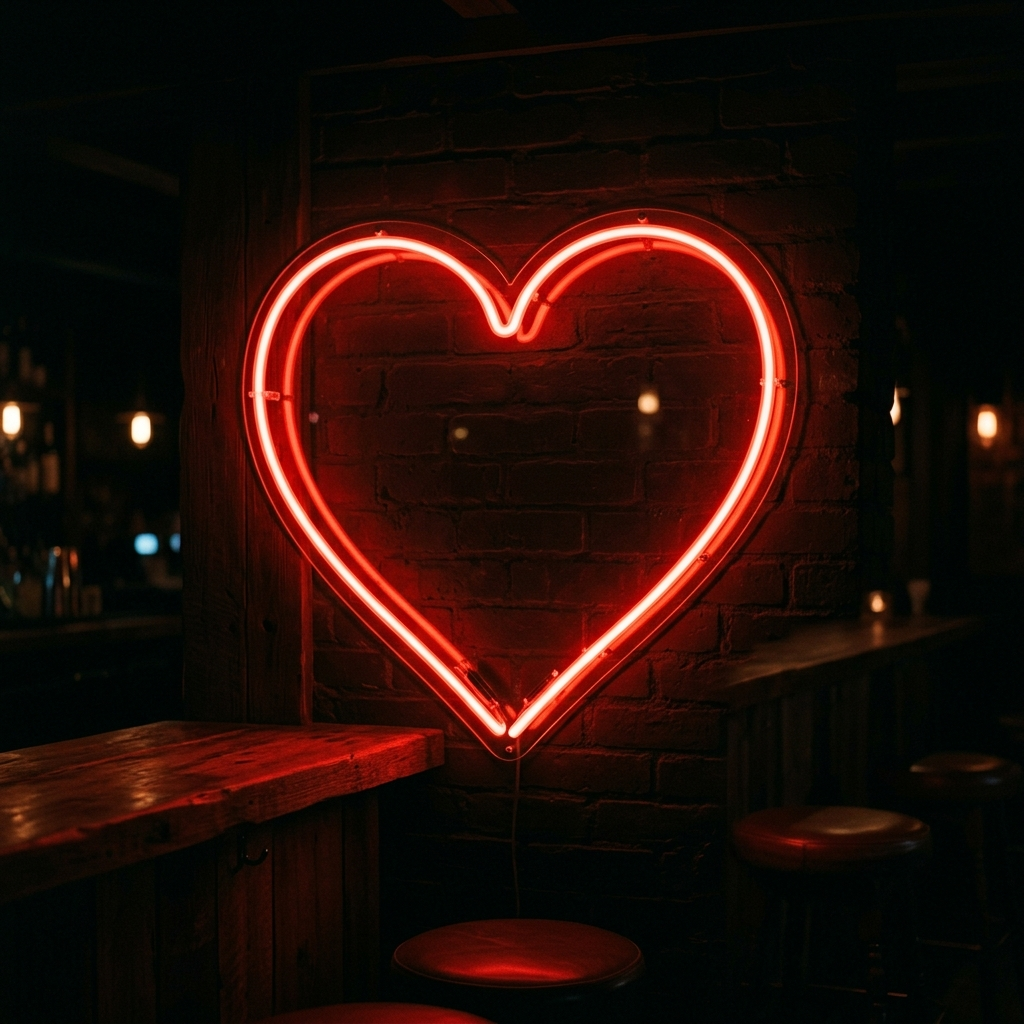Heart Neon Sign for Romantic Decor
