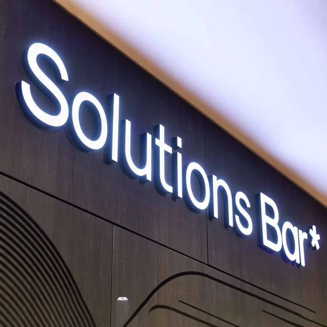 Custom Back & Frontlit Sign