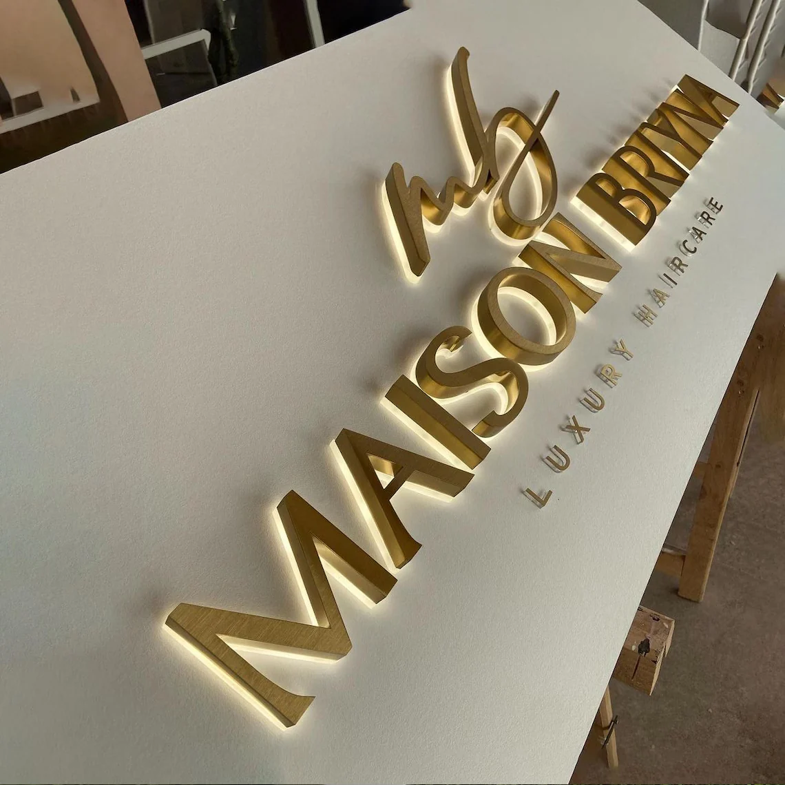 Custom Luxury Back Lit Sign