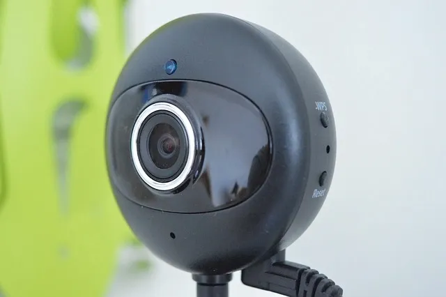 a-ring-light-positioned-in-front-of-a-webcam-for-best-lighting-for-streaming