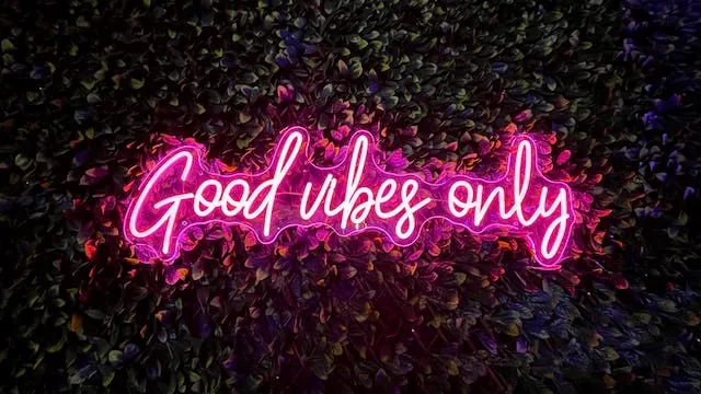 a neon light display for how to hang neon sign on backdrop