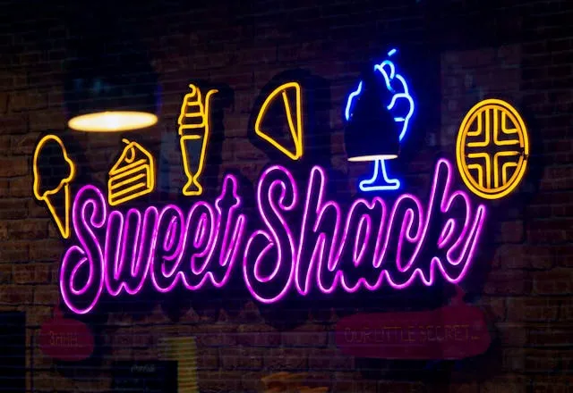 a neon sign installed outdoors for how to hide neon sign wires