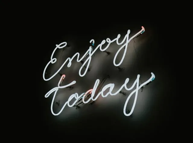a neon light with a positive message for neon sign bedroom ideas