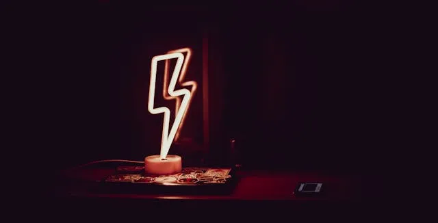 a lightning bolt led neon light for why are neon signs so expensive