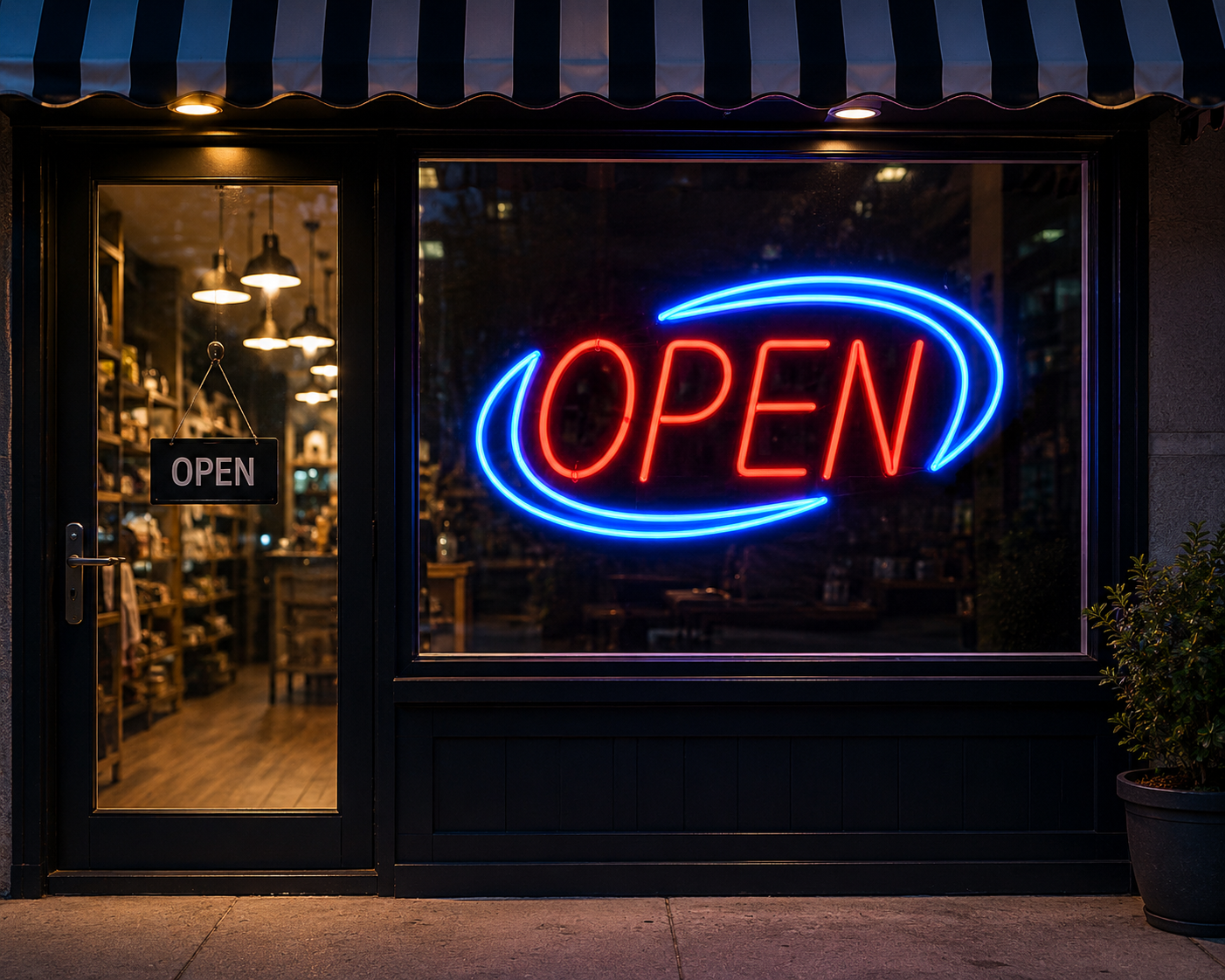 Beer Bar Led Neon Open Sign For Business – Bright Wall Decor For Pub, Home Bar, Sports Bar & Lounge